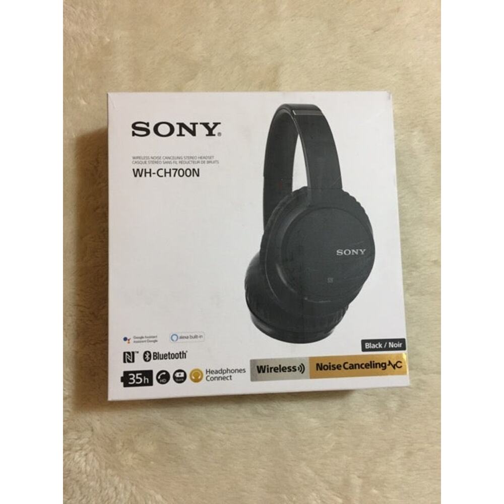 Sony Noise Cancelling Headphones - Black (WHCH700N/B)